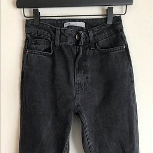 Black Zara Mom Jeans